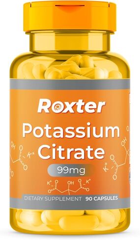 Supplements, Potassium Citrate 99 mg, Supports Electrolyte Balance and Normal pH*, Essential Mineral, 90 Veg Capsules in Saudi Arabia