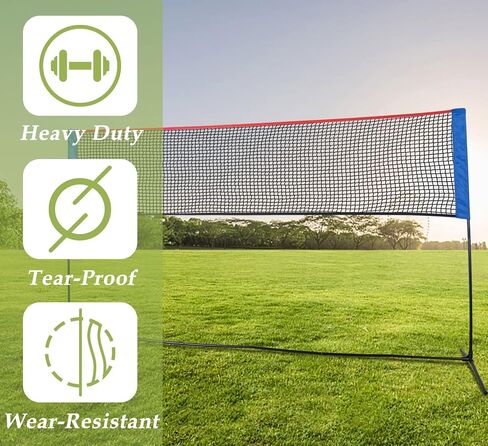 Volleyball Net,Adjustable Volleyball Training Net,Portable Volleyball Net with A Carry Bag,Regulation Size for Outdoor/Indoor Use,Blue Volleyball Practice Net,Easy to Install Sports Net in Saudi Arabia