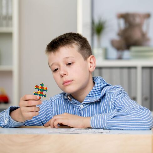 40 قطعة من ملصقات حسية للتوعية بالتوحد والهدوء والقلق وقابلة لإعادة الاستخدام، ملصقات مهدئة تعمل باللمس، قطع ألغاز، شرائط حسية لاصقة للمدرسة والمكتب والفصول الدراسية والمكتب للبالغين والمراهقين، لوازم التوتر in Kuwait