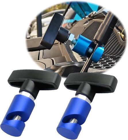 قطعتان من قضيب دعم غطاء محرك السيارة، قضيب ضغط الهواء في صندوق السيارة، أداة تثبيت عمود امتصاص الصدمات، أداة تثبيت عمود امتصاص الصدمات متعددة الأغراض، جهاز مضاد للقرص، عالمي للسيارات (أزرق) in Kuwait