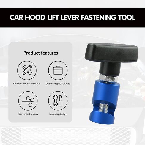 قطعتان من قضيب دعم غطاء محرك السيارة، قضيب ضغط الهواء في صندوق السيارة، أداة تثبيت عمود امتصاص الصدمات، أداة تثبيت عمود امتصاص الصدمات متعددة الأغراض، جهاز مضاد للقرص، عالمي للسيارات (أزرق) in Kuwait