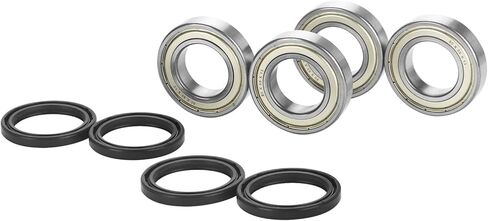 محمل العجلة الأمامية 4 قطع مع ختم لياماها كودياك 400 450، جريزلي 350 450، الدب الكبير 2WD/4WD، بروين 350، استبدال #93306-006Y2-00 in Saudi Arabia