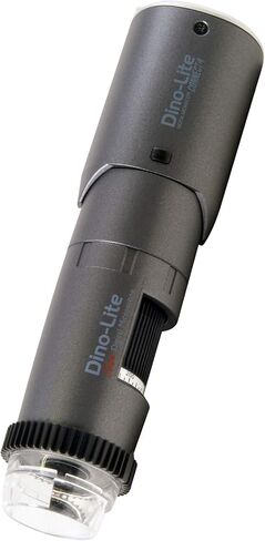 مجهر Dino-Lite لاسلكي + USB رقمي WF4115ZT - 1.3 ميجابكسل، تكبير بصري 20x - 220x، قياس، ضوء مستقطب (WF-20 متضمن) in Kuwait