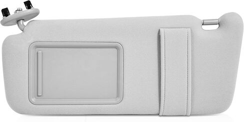 Left Side Driver Side Sun Visors Compatible with 2007-2011 Toyota Camry, Replacement for 74320-06780-B0,74320-33B81-B0, Without Sunroof and Light in Saudi Arabia
