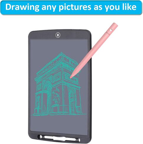 أقلام تابلت للكتابة LCD مقاس 4.5 بوصة للوحة الرسم ولوحة الرسم ولوحة الكتابة LCD (عبوة من 7 أقلام + 7 عبوات من الخيوط المرنة) in Kuwait