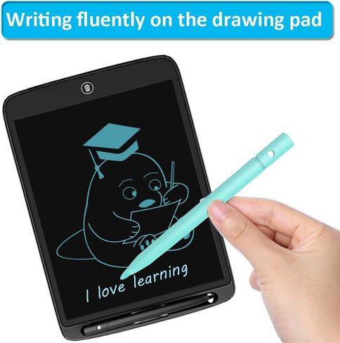 أقلام تابلت للكتابة LCD مقاس 4.5 بوصة للوحة الرسم ولوحة الرسم ولوحة الكتابة LCD (عبوة من 7 أقلام + 7 عبوات من الخيوط المرنة) in Kuwait