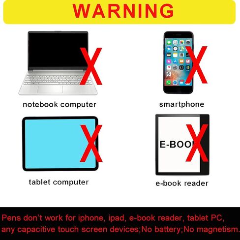 أقلام تابلت للكتابة LCD مقاس 4.5 بوصة للوحة الرسم ولوحة الرسم ولوحة الكتابة LCD (عبوة من 7 أقلام + 7 عبوات من الخيوط المرنة) in Kuwait