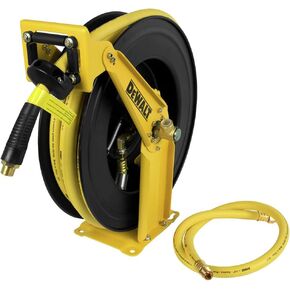 DeWalt DXCM024-0344 Double Arm Hose Reel with 1/2" x 50’ Premium Rubber Hose