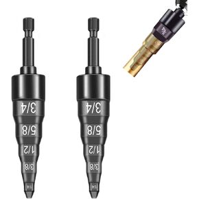 HVAC Repair Tool, Swage Tool Drill Bit, 5 in 1 Swage Tube Copper Pipe Expander Flaring Tool for Multifunction Air Conditioner HVAC Repairing with 1/4", 3/8", 1/2", 5/8", 3/4" Bits in Kuwait