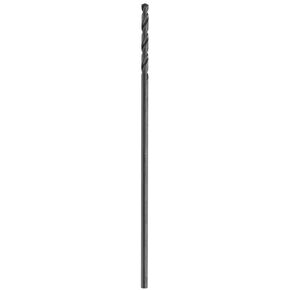 BOSCH BL2743 1-Piece 1/4 In. x 12 In. Extra Length Aircraft Black Oxide Drill Bit for Applications in Light-Gauge Metal, Wood, Plastic