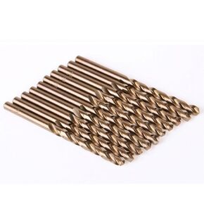M35 Cobalt Round Straight Handle Metric Drill bit Set 1.5mm-6.5mm Drill Bits Suitable for Stainless Steel, Hard Metal, Cast Iron, Copper, Aluminum Plastic (1.5mm-6.5mm/13pcs)