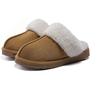 Litfun Women's Women Memory Foam Slippers Fluffy Winter House Shoes Indoor and Outdoor