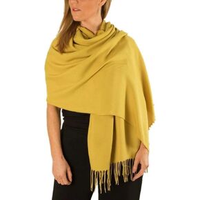 YNS Women's Pashmina Shawls and Wraps Softable Scarf for Evening Dresses Wedding with Tassels Lightweight and Warm