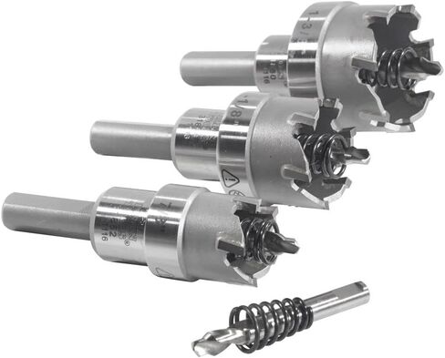 أدوات Klein 31872 مجموعة منشار الثقب الثقيل ، تشمل قواطع ثقب كربيد وتجريبية في حالة بلاستيكية مقولبة الصدأ ، 4 قطع in Kuwait
