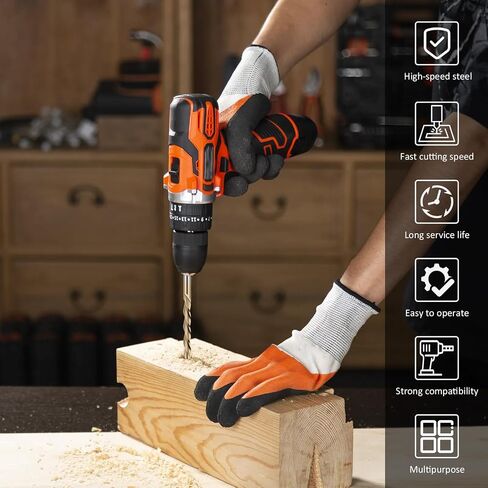 بت 50pcs بت دريوال جدران ، 1/8 بوصة حلزوني تطرح قطع قطع ، M2 باتين عالي السرعة الصلب دريوال قطع ، الدقة دليل القطع نقاط القطع للمنافذ العمل الجافة الخشبية (الذهب) in Kuwait