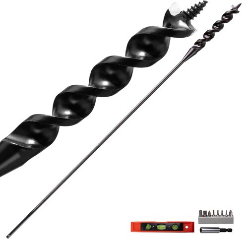 Flex Installer Drill Bit Fish Bit Self Screw Point for Pulling Line Through Tight Spaces 9/16 in. x (4.5 FT) 54 in. Extra Gift C in Saudi Arabia
