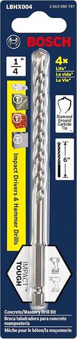 Bosch 1/4 In. X 6 In. Hex Shank Hammer Drill Masonry Bit LBHX004 in Saudi Arabia