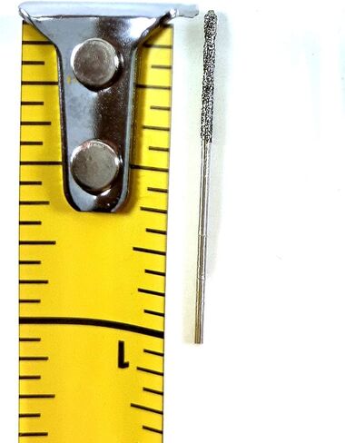 Drilax 1mm 1.5mm 2mm 2mm 2mm الماس بتات للحجارة ، والزجاج البحري ، والصدف المتوافقة مع Dremel - 4 collets شملت 24 جهاز كمبيوتر الشخصي in Saudi Arabia