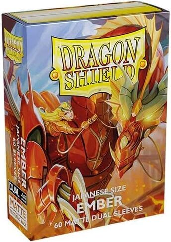أكمام يابانية من Arcane Tinmen Dragon Shield - إضاءة مزدوجة غير لامعة 60CT - أكمام بطاقات ناعمة وقوية - متوافقة مع Pokemon وYugioh وMagic The Gathering - MTG، TCG، OCG، (AT-15147) in Saudi Arabia