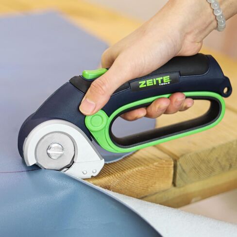 ZEITE 4V Cardboard Box Cutter,Cordless Electric Scissors,Max Cutting 1/4",Ideal for Cardboard,Thin Carpet & Plastic Recycling,Easy to Hold and Safe,Green in Kuwait