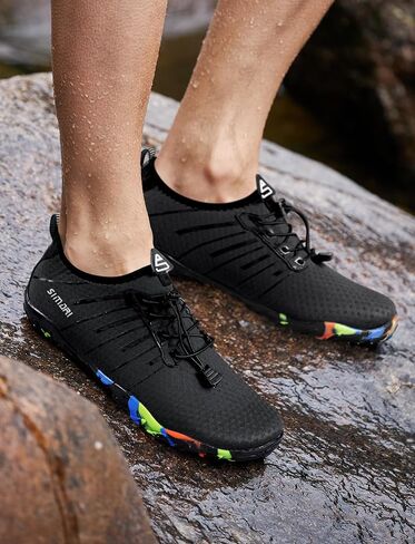 SIMARI Water Shoes for Women Men - Barefoot Quick-Dry Aqua Socks | Lightweight Swim Shoes for Surfing, Swimming, Beach Sports, Kayaking, Diving | Non-Slip Design in Saudi Arabia