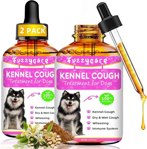 Dog Cough Treatment，Effective Kennel Cough Medicine for Dogs, Natural Kennel Cough Treatment and Allergy Relief, Herbal Drops for All Breeds & Sizes, Soothing Dog Cough Medicine and Allergy Support in Saudi Arabia