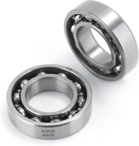XIKE 2 Pcs 6906 C3 Deep Groove Bearing 30x47x9mm,Chrome Steel Open C3 Clearance Bearing for Industrial Wheels,Pump and Gear Equipment. in Saudi Arabia