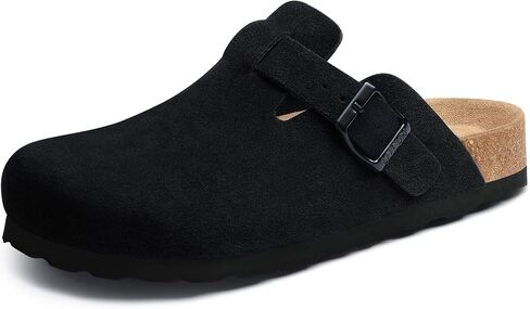 Litfun Women's Lenuine Suede Clogs ناعمة من جلد البطاطا الباطن. in Kuwait