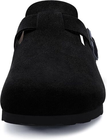 Litfun Women's Lenuine Suede Clogs ناعمة من جلد البطاطا الباطن. in Kuwait