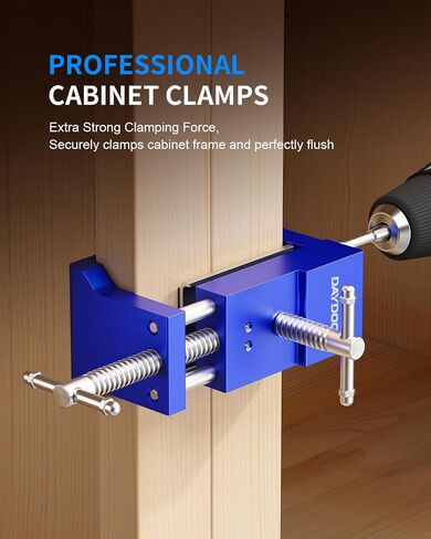 DAYDOOR Cabinet Clamps, Cabinet Clamps for Installing Cabinets, Cabinet Claw Clamps, Cabinet Face Frame Installation Clamps, 2 Pack in Saudi Arabia