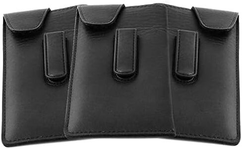 Calabria Durango Eye Glasses Case Soft PU Leather Eyeglass Case with Clip Sunglasses Case for Men & Women Slim Travel Pouch in Saudi Arabia