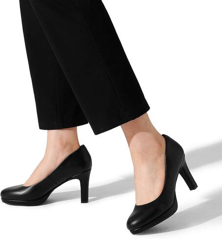 أزواج أحلام المضخات النسائية عن قرب Toe Toe Heels Cheels Heels Moversion Office Work Dress Shoes for Women in Kuwait