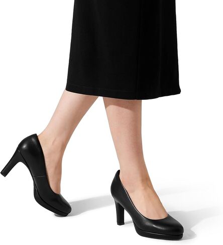 أزواج أحلام المضخات النسائية عن قرب Toe Toe Heels Cheels Heels Moversion Office Work Dress Shoes for Women in Kuwait