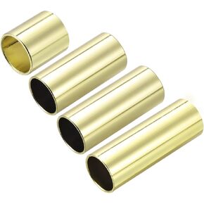 MECCANIXITY Guitar Slide 28/51/60/70mm Stainless Steel Slide Acoustic Guitar Finger Slide Silver Tone 4 Pack