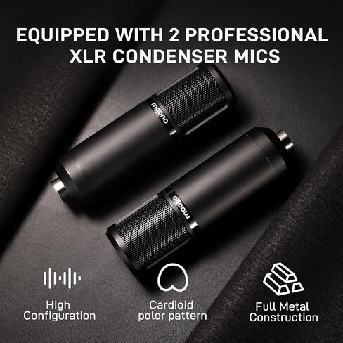 MAONO Podcast Equipment Bundle: Audio Interface Podcast mixer with Dual XLR Input, Quick to Mute, Noise Reduction, 8 Customize soundpads for Podcast Recording, Streaming, YouTube - MaonoCaster E2 Gen2 in Saudi Arabia