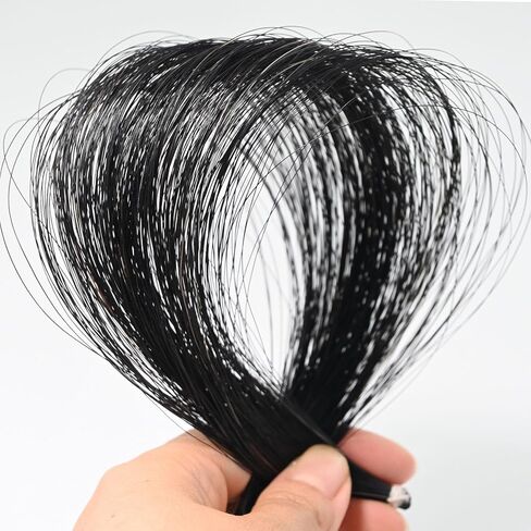 2 Hanks Cello Bow Hair Replacement 29 Inches Natural Mongolian Horse Hair for 4/4 Cello Bow Rehair Tools Accessories Sets in Kuwait