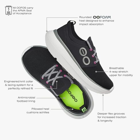 Oofos Women's Oomy Stride Sneaker in Saudi Arabia