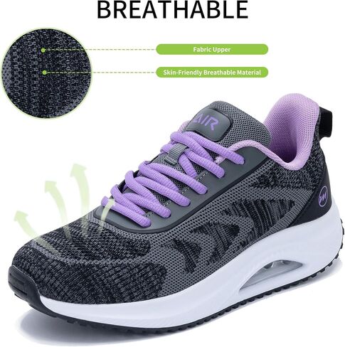 Womens Walking Shoes Arch Support Orthotic Fashion Sneakers Tennis Shoes for Plantar Fasciitis Pain Relief Pain Relief US 5.5-11 in Saudi Arabia