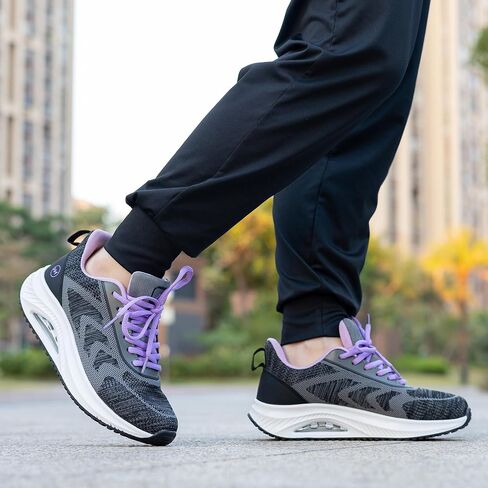 Womens Walking Shoes Arch Support Orthotic Fashion Sneakers Tennis Shoes for Plantar Fasciitis Pain Relief Pain Relief US 5.5-11 in Saudi Arabia