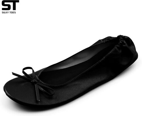 Silky Toes Foldable Flats for Women Purse Ballet Shoes Ballerina Slippers in Kuwait