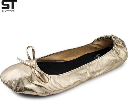 Silky Toes Foldable Flats for Women Purse Ballet Shoes Ballerina Slippers in Kuwait