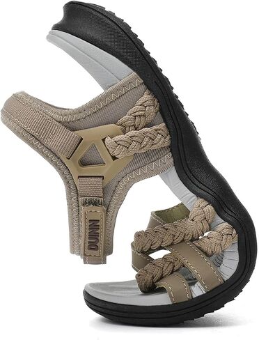 UBFEN Womens Hiking Sandals Outdoor Comfortable Sport | Lightweight, Water Sandals, Adjustable Straps, Arch Support, Ideal for All-Day Wear, Beach, Vacation, Camping, Walking in Kuwait