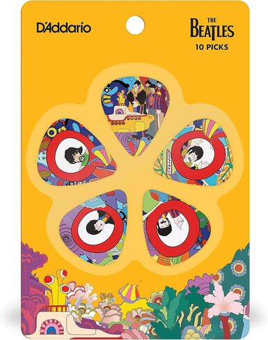 أعواد جيتار داداريو البيتلز - أعواد جيتار جولة البيتلز 1964 - 10 عبوات، قياس متوسط، 0.70 مم in Kuwait