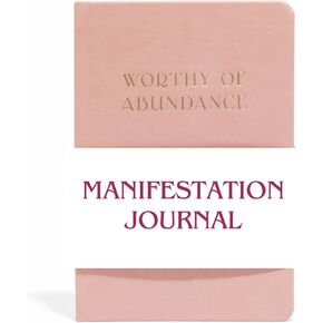 Manifestation Journal - Worthy of Abundance - Manifest Rich Life, Develop Millionaire Money Mindset - Daily Guided Gratitude Luxury Miracle Journal with Prompts for Women & Men
