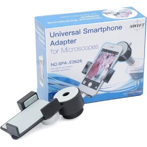 Swift Microscope Lens Adapter, Smartphone Camera Adapter Mount, Microscope Accessory (Fits 26mm28mm Eyepieces)