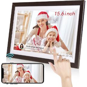 Digital Picture Frame 8 Inch Digital Photo Frame WiFi, 1280x800 IPS HD Touch Screen Smart Frame, 16GB Storage, Auto-Rotate, Wall Mountable, Share Photos/Videos Instantly via Uhale App from Anywhere