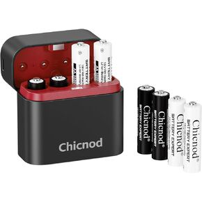 4Pack of Rechargeable Lithium AA Batterie-AA 1.5V Size Li-ion Batteries for Blink Camera,Double A Battery 3800mWh with 2H Fast Charge,Long-Lasting AA Batteries