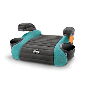 Chicco GoFit Backless Booster Car Seat, Travel, Portable Car Booster Seat for children 40-110 lbs. | Shark/Black/Grey