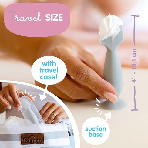 Bumco Diaper Clutch - Portable Wipes Dispenser & Baby Travel Essential, Airtight Baby Wipes Dispenser, Refillable Wipes Container, Travel Baby Essentials, Baby Wipe Dispenser, Diaper Bag Purse in Saudi Arabia