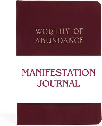 Manifestation Journal - Worthy of Abundance - Manifest Rich Life, Develop Millionaire Money Mindset - Daily Guided Gratitude Luxury Miracle Journal with Prompts for Women & Men in Saudi Arabia